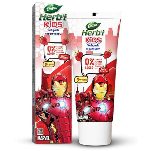 Dabur Herb'l Kids Iron Man Toothpaste